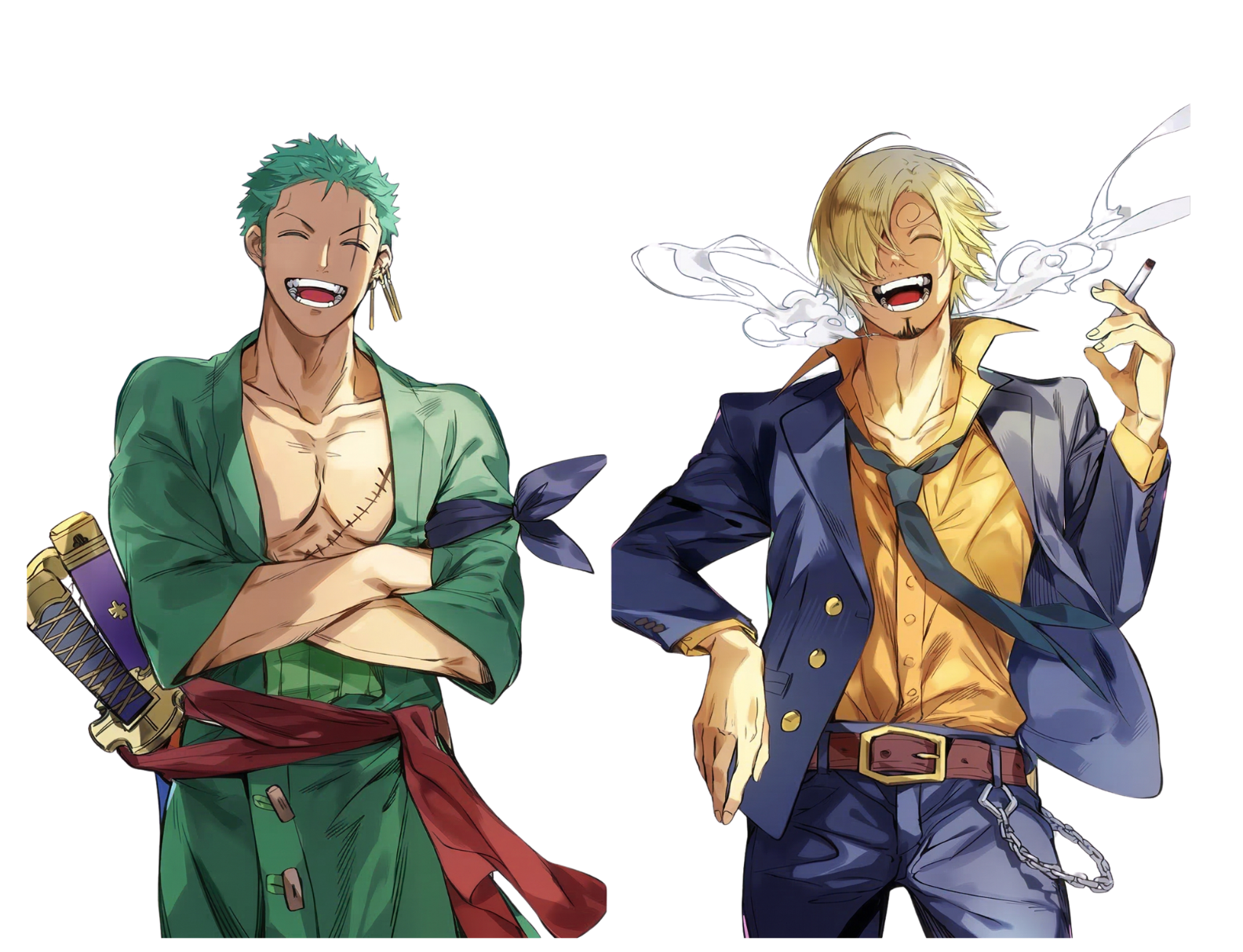 Zorov Sanji sitting on timeline